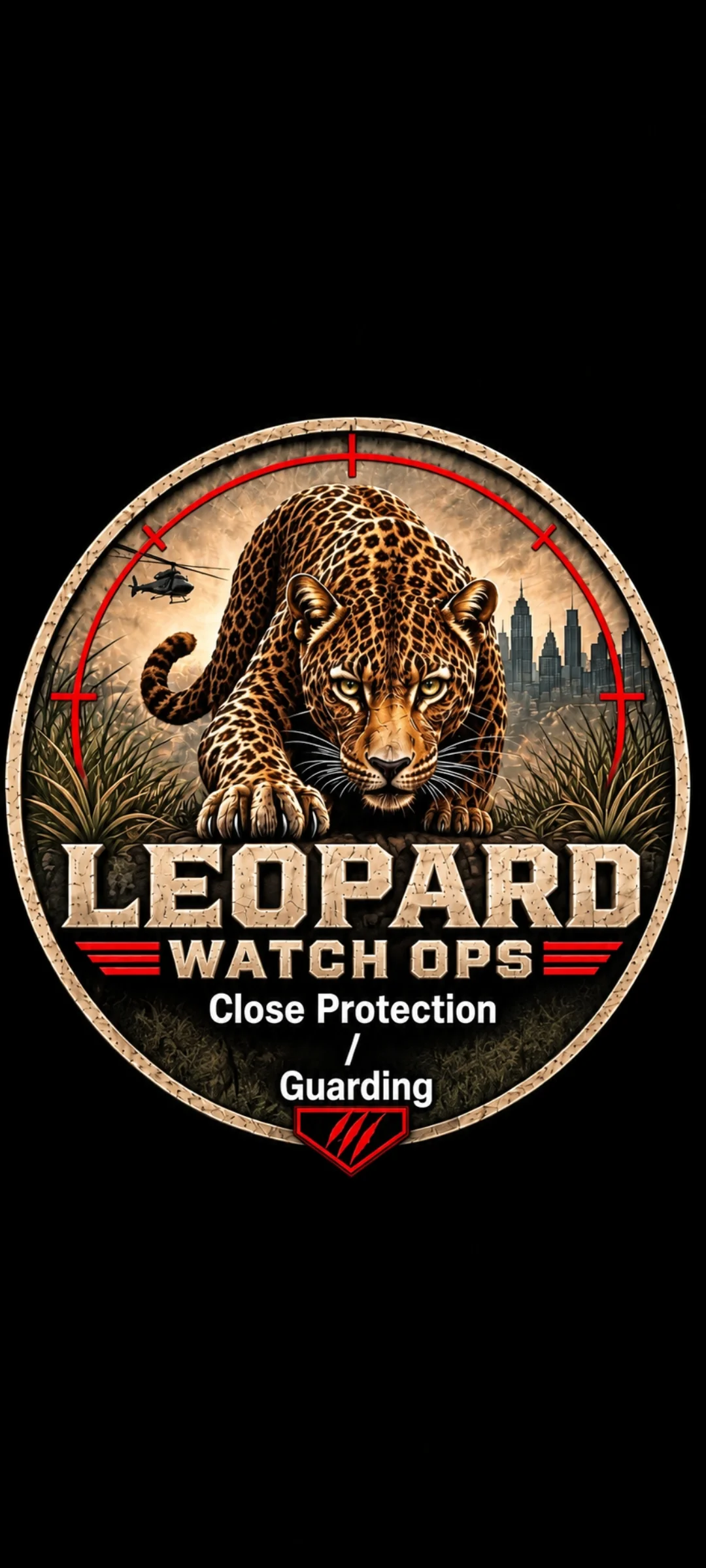 Security guard professional uniform